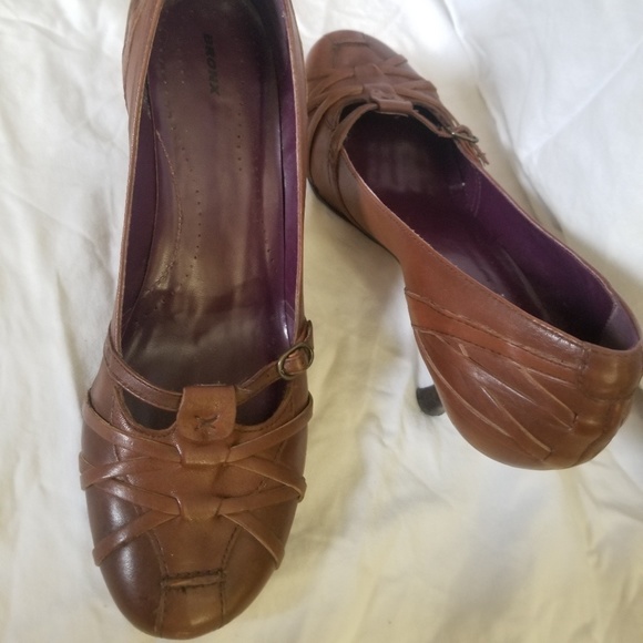 Brown Leather Heels - Picture 2 of 2